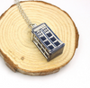 necklace Doctor Who necklace - ancient Blue TARDIS