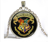 Glass Dome for men women jewelry - Harry Potter 'I Solemnly Swear That I Am Up To No Good' antique bronze/silver pendant necklace