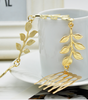 Headband Accessories Tassel Head Jewelry - Elegant Golden Olive Leaf Decoration Hair Combs Cuff Pin