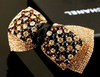 Luxury Full Austria Rhinestone Barrettes Manual Spring Hair Clips For Lady - Hot Korean Noble Women Bow Boutique Hair Accessories