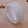 Fashion Jewelry,Mesh Ring - 925 Sterling Silver Ring