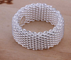 Fashion Jewelry,Mesh Ring - 925 Sterling Silver Ring