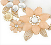 rhinestone maxi necklace and pendant multi layer necklace - new fashion bright flower necklace charm