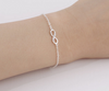 Women Men Friendship Bracelets - Hot Bracelet 18K Gold Silver CZ Infinity Bracelets